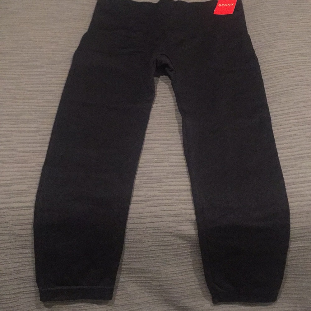 Spanx Seamless Black Leggings XL NWT